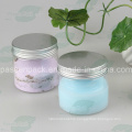 China Supply Transparent Plastic Cream Jar with Metal Lid (PPC-17)